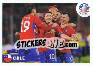 Sticker Team - CONMEBOL Copa América 2024. US Edition n. CHI2 - Panini