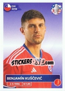 Sticker Benjamín Kuščević - CONMEBOL Copa América 2024. US Edition n. CHI6 - Panini