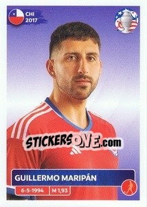 Sticker Guillermo Maripán - CONMEBOL Copa América 2024. US Edition n. CHI7 - Panini