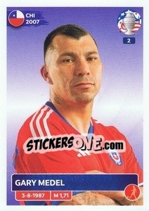 Sticker Gary Medel - CONMEBOL Copa América 2024. US Edition n. CHI10 - Panini