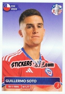 Sticker Guillermo Soto - CONMEBOL Copa América 2024. US Edition n. CHI12 - Panini