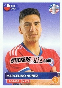 Sticker Marcelino Núñez - CONMEBOL Copa América 2024. US Edition n. CHI13 - Panini