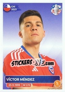 Sticker Víctor Méndez - CONMEBOL Copa América 2024. US Edition n. CHI16 - Panini