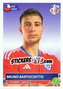 Sticker Bruno Barticciotto - CONMEBOL Copa América 2024. US Edition n. CHI18 - Panini