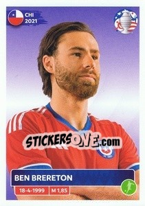 Cromo Ben Brereton Díaz - CONMEBOL Copa América 2024. US Edition - Panini