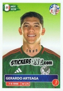 Sticker Gerardo Arteaga - CONMEBOL Copa América 2024. US Edition n. MEX8 - Panini