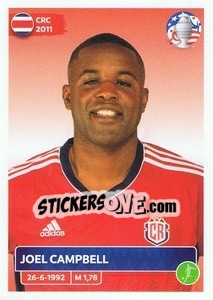 Cromo Joel Campbell - CONMEBOL Copa América 2024. US Edition - Panini