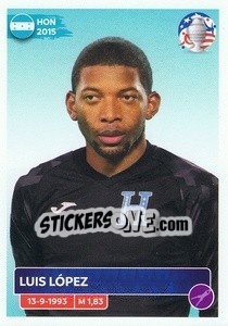 Sticker Luis López - CONMEBOL Copa América 2024. US Edition n. HON4 - Panini