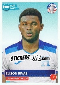 Sticker Elison Rivas - CONMEBOL Copa América 2024. US Edition n. HON8 - Panini