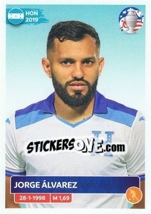 Sticker Jorge Álvarez - CONMEBOL Copa América 2024. US Edition n. HON11 - Panini