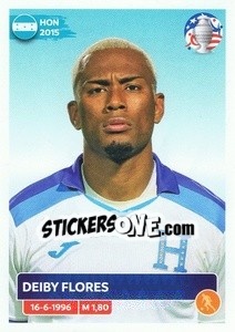 Sticker Deiby Flores - CONMEBOL Copa América 2024. US Edition n. HON16 - Panini