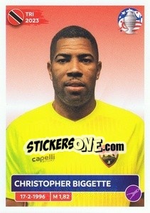 Cromo Christopher Biggette - CONMEBOL Copa América 2024. US Edition - Panini