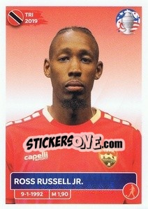 Sticker Ross Russell Jr. - CONMEBOL Copa América 2024. US Edition n. TRI5 - Panini