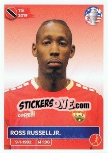 Sticker Ross Russell Jr. - CONMEBOL Copa América 2024. US Edition - Panini