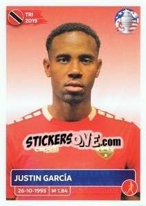 Sticker Justin Garcia - CONMEBOL Copa América 2024. US Edition n. TRI7 - Panini