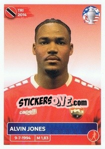 Sticker Alvin Jones - CONMEBOL Copa América 2024. US Edition n. TRI10 - Panini