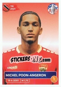 Sticker Michel Poon-Angeron - CONMEBOL Copa América 2024. US Edition n. TRI14 - Panini