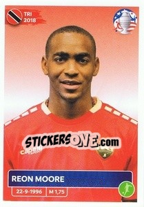 Sticker Reon Moore - CONMEBOL Copa América 2024. US Edition n. TRI22 - Panini