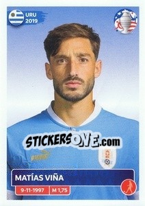 Sticker Matías Viña - CONMEBOL Copa América 2024. US Edition n. URU9 - Panini