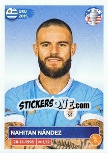 Figurina Nahitan Nández - CONMEBOL Copa América 2024. US Edition n. URU16 - Panini