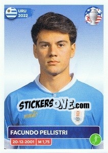 Sticker Facundo Pellistri - CONMEBOL Copa América 2024. US Edition n. URU20 - Panini