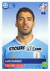 Sticker Luis Suárez - CONMEBOL Copa América 2024. US Edition n. URU22 - Panini