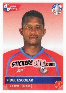 Sticker Fidel Escobar - CONMEBOL Copa América 2024. US Edition n. PAN6 - Panini