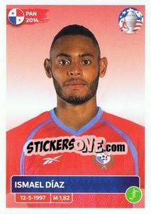 Sticker Ismael Díaz - CONMEBOL Copa América 2024. US Edition n. PAN17 - Panini