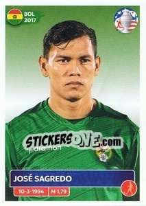 Sticker José Sagredo - CONMEBOL Copa América 2024. US Edition n. BOL5 - Panini