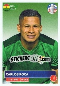 Sticker Carlos Roca - CONMEBOL Copa América 2024. US Edition n. BOL10 - Panini