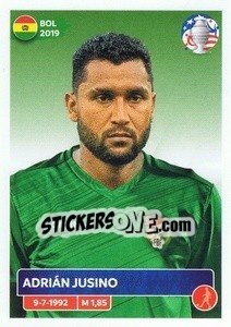 Sticker Adrián Jusino - CONMEBOL Copa América 2024. US Edition n. BOL12 - Panini