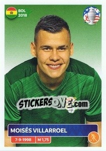 Cromo Moisés Villarroel - CONMEBOL Copa América 2024. US Edition - Panini