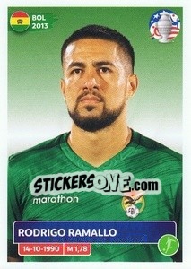 Sticker Rodrigo Ramallo - CONMEBOL Copa América 2024. US Edition n. BOL21 - Panini