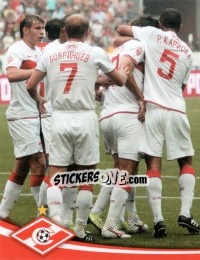 Sticker ГОЛ 2 - Fc Spartak Moscow 2009 n. 8 - Sportssticker