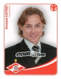 Sticker Валерий Карпин - Fc Spartak Moscow 2009 - Sportssticker