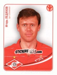 Sticker Игорь Ледяхов - Fc Spartak Moscow 2009 n. 16 - Sportssticker