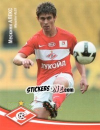 Sticker Мескини Алекс - Fc Spartak Moscow 2009 n. 33 - Sportssticker