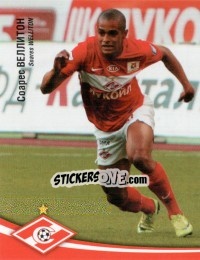 Sticker Веллитон / Welliton - Fc Spartak Moscow 2009 n. 51 - Sportssticker