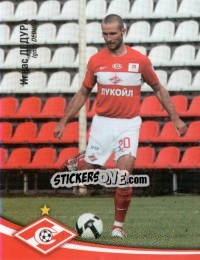 Sticker Игнас Дедура - Fc Spartak Moscow 2009 n. 64 - Sportssticker