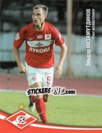 Sticker Эльдар Низамутдинов - Fc Spartak Moscow 2009 n. 78 - Sportssticker