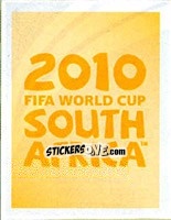 Sticker Official Logotype - FIFA World Cup 2010 South Africa. Mini sticker-set n. 1 - Panini