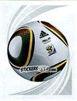 Sticker Official Ball - FIFA World Cup 2010 South Africa. Mini sticker-set n. 3 - Panini