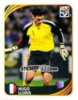 Sticker Hugo Lloris - FIFA World Cup 2010 South Africa. Mini sticker-set - Panini