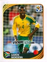 Figurina Aaron Mokoena - FIFA World Cup 2010 South Africa. Mini sticker-set - Panini