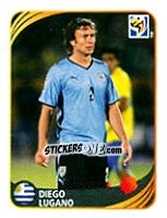 Sticker Diego Lugano - FIFA World Cup 2010 South Africa. Mini sticker-set - Panini
