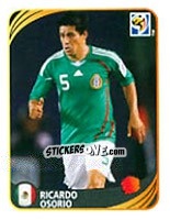 Sticker Ricardo Osorio - FIFA World Cup 2010 South Africa. Mini sticker-set - Panini