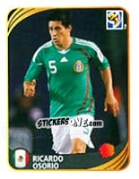 Sticker Ricardo Osorio - FIFA World Cup 2010 South Africa. Mini sticker-set n. 15 - Panini