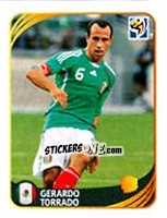 Sticker Gerardo Torrado - FIFA World Cup 2010 South Africa. Mini sticker-set - Panini