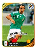 Sticker Gerardo Torrado - FIFA World Cup 2010 South Africa. Mini sticker-set n. 20 - Panini