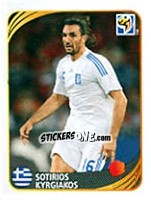 Cromo Sotirios Kyrgiakos - FIFA World Cup 2010 South Africa. Mini sticker-set - Panini